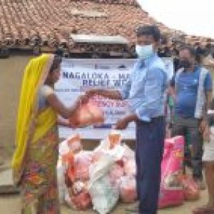 Ration Kit Distribution to daily wagers at Fatehpur- Gaya Ration Kit Distribution to daily wagers at Fatehpur- Gaya