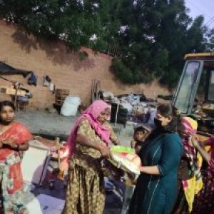 Ration Distribution at Jodhpur Ration Distribution at Jodhpur