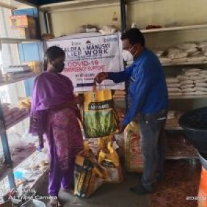 Ration Kit distribution to Covid19 patient’s Families at Nizamabad (Urban) Ration Kit distribution to Covid19 patient’s Families at Nizamabad (Urban)